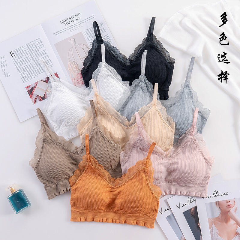 Sheer Bra Lace - ملابس داخلية مثيرة ثلاثية الأبعاد حمالة