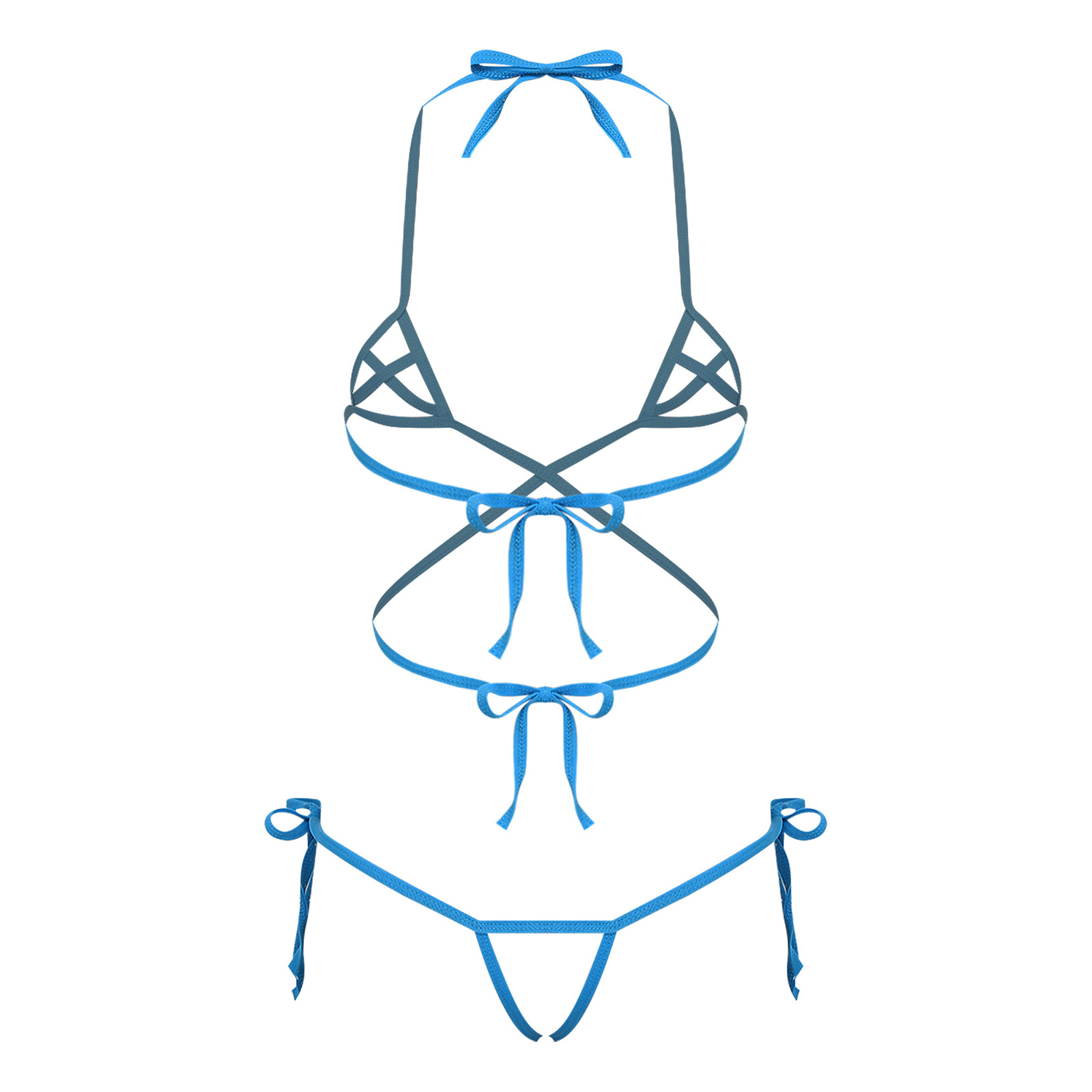 Sheer Bra Lace - ملابس داخلية نسائية شفافة، طقم بيكيني