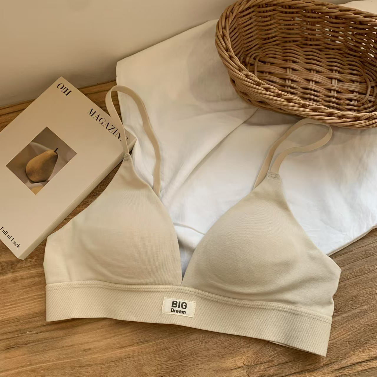 Underwire Bra Padded - الملابس الداخلية النسائية الفرنسية مثلث كأس