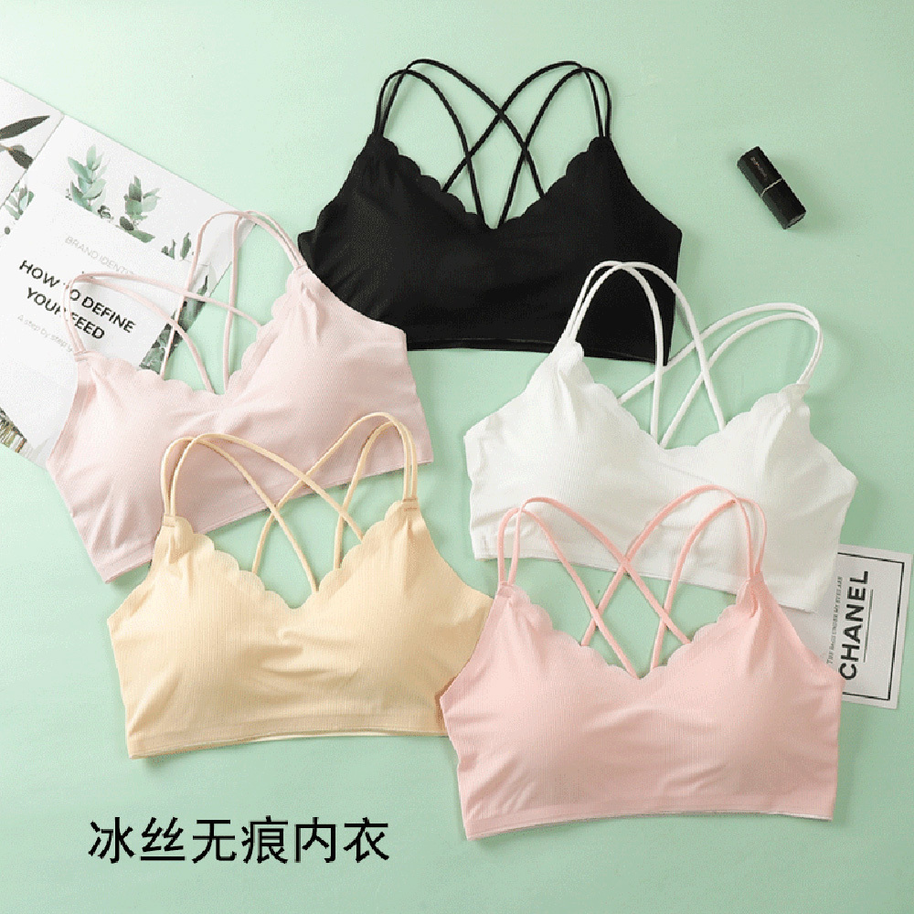 Sheer Bra Lace - ملابس داخلية مثيرة ثلاثية الأبعاد بدون