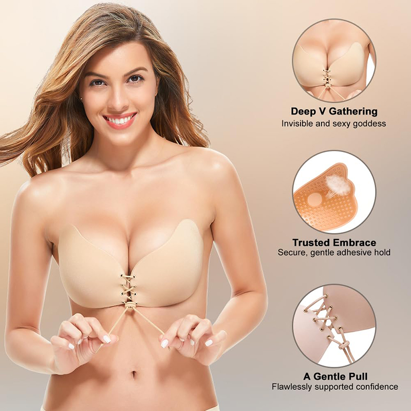 Minimizer Bra Women - 1/2 Pairs النساء الصيف عارية الذراعين