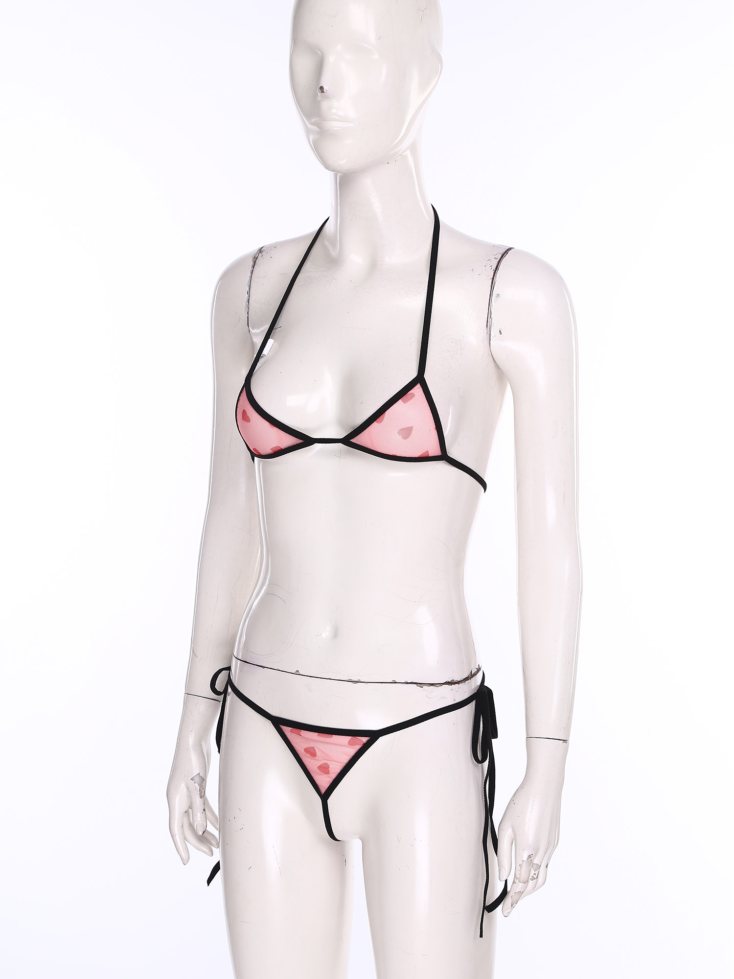 المرأة مايكرو ميني بيكيني المل - مراجعة Sheer Bra Lace وسعره