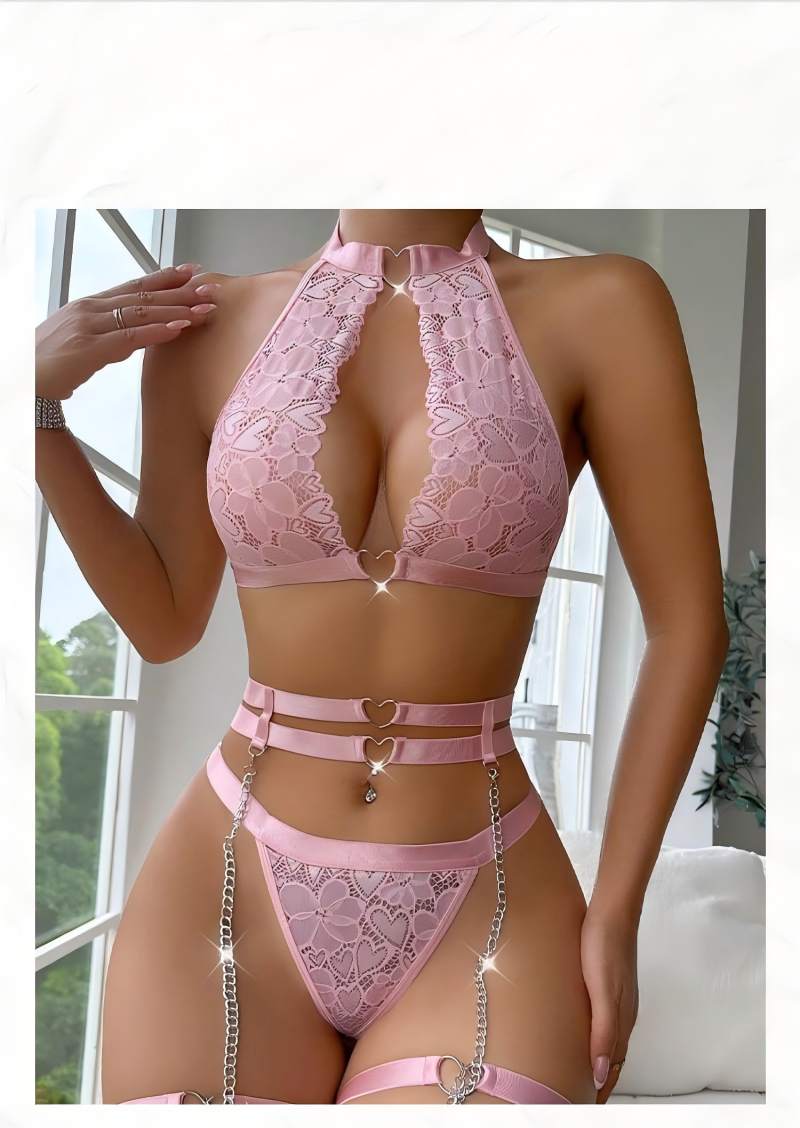 طقم لانجري مثير من الدانتيل بت - مراجعة Underwire Bra Padded وسعره