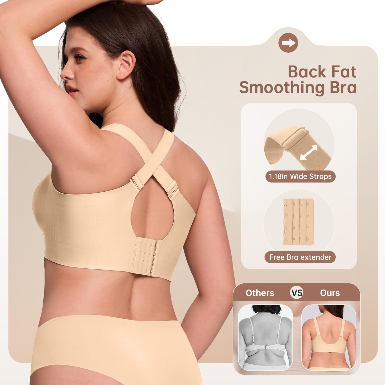حمالة صدر نسائية لاسلكية بمقاس - مراجعة Underwire Bra Padded وسعره