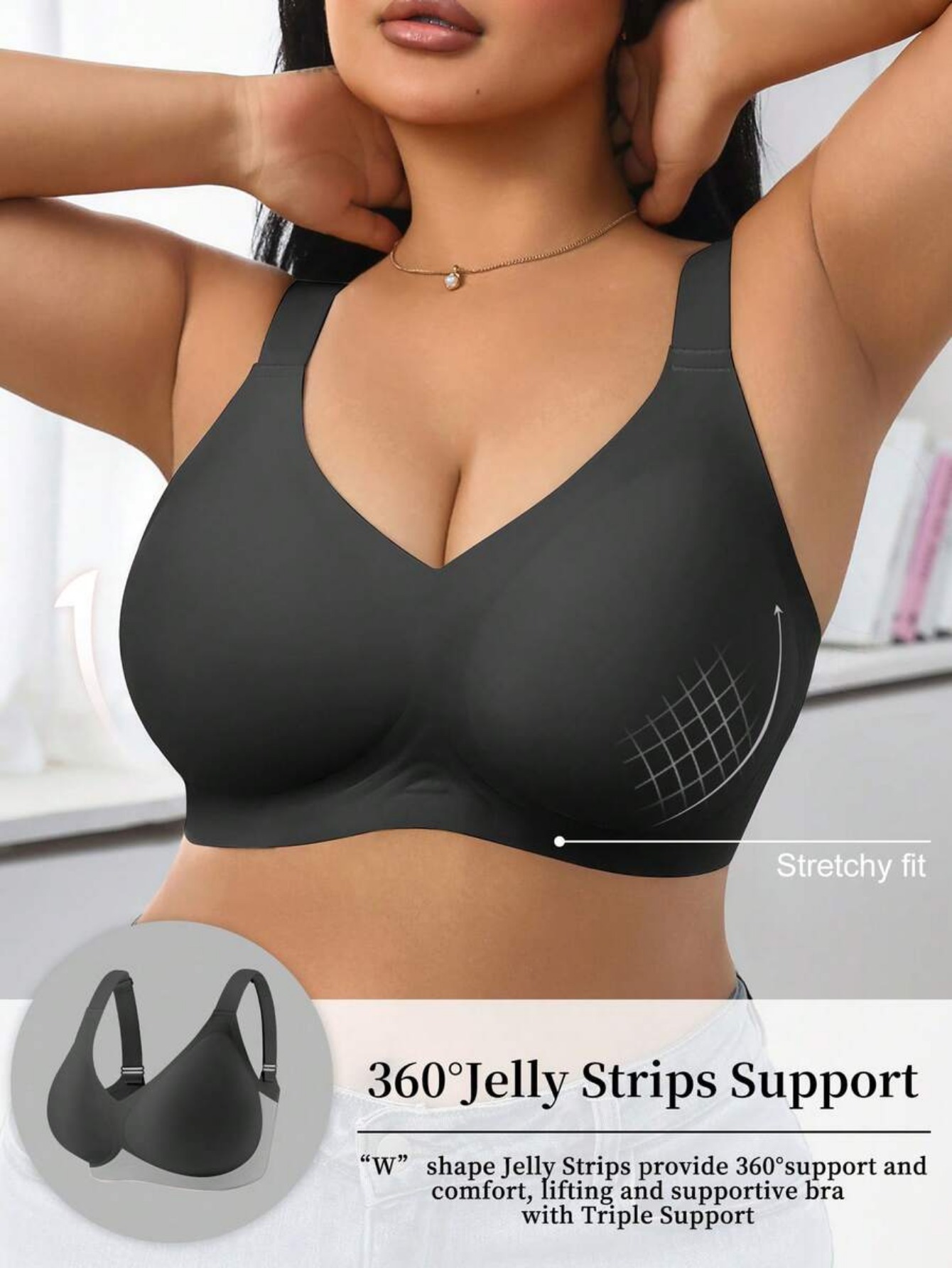 حمالة صدر رياضية نسائية عالية  - مراجعة Wirefree Bra Comfort وسعره