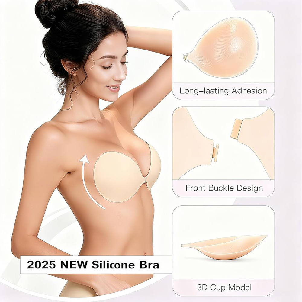 حمالة صدر لاصقة بدون حمالات، س - مراجعة Backless Bra Sticky وسعره