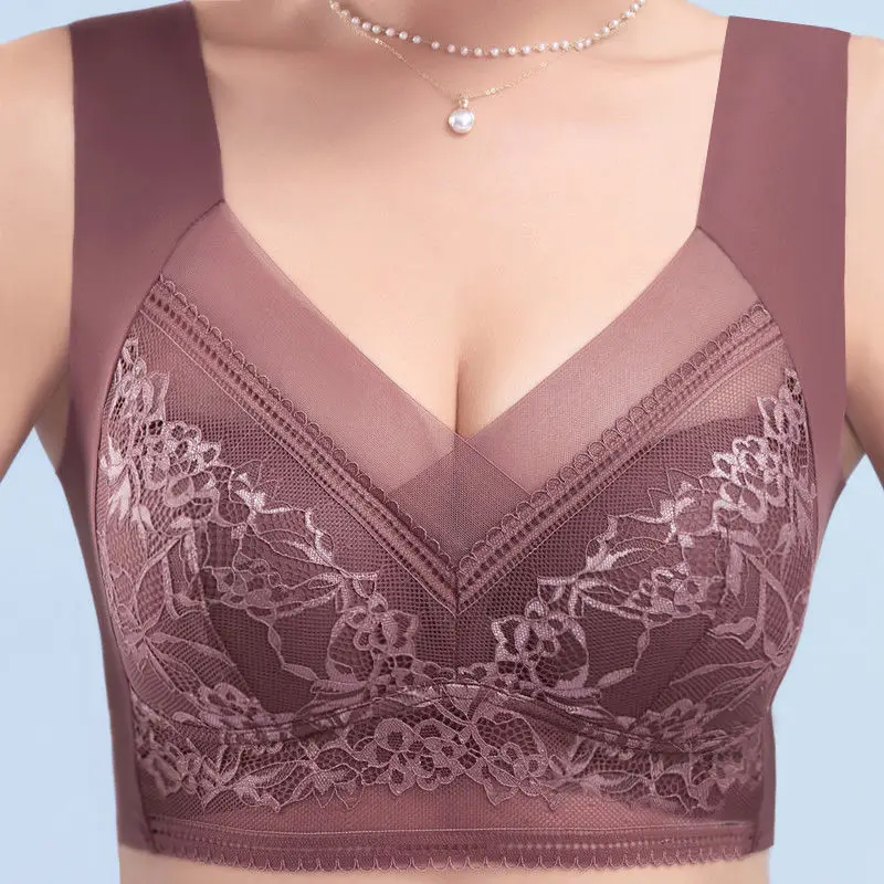 L-6L النساء حمالة صدر كبيرة رف - مراجعة Sheer Bra Lace وسعره