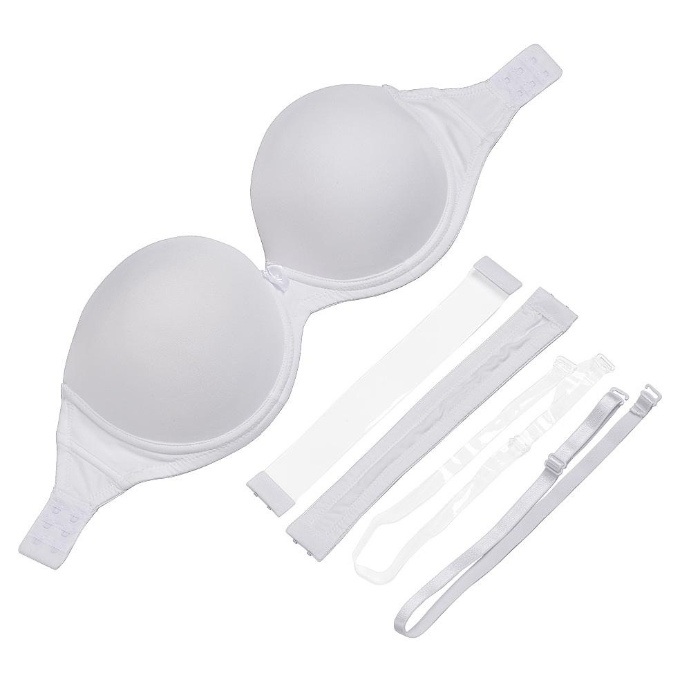 عارية أسود أبيض غير مرئية واضح - مراجعة Convertible Bra Multiway وسعره